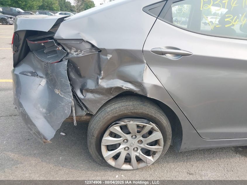 2013 Hyundai Elantra Gl VIN: 5NPDH4AE6DH344730 Lot: 12374906