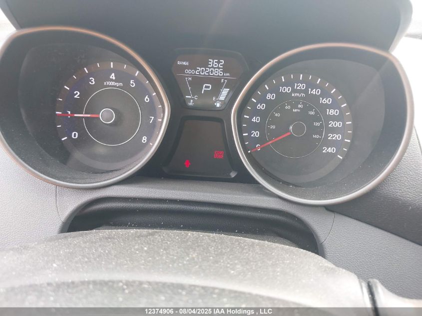 2013 Hyundai Elantra Gl VIN: 5NPDH4AE6DH344730 Lot: 12374906