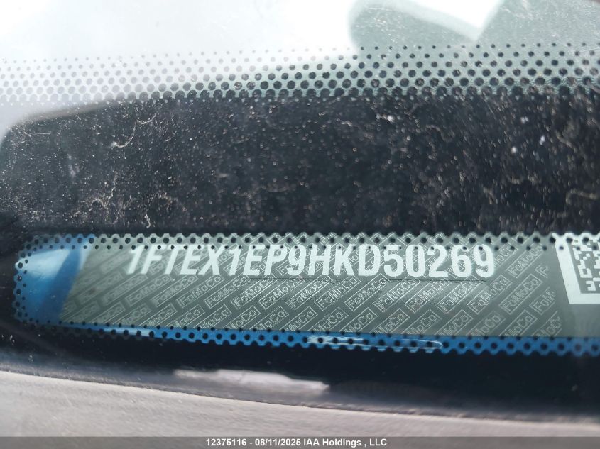 2017 Ford F-150 Xlt VIN: 1FTEX1EP9HKD50269 Lot: 12375116