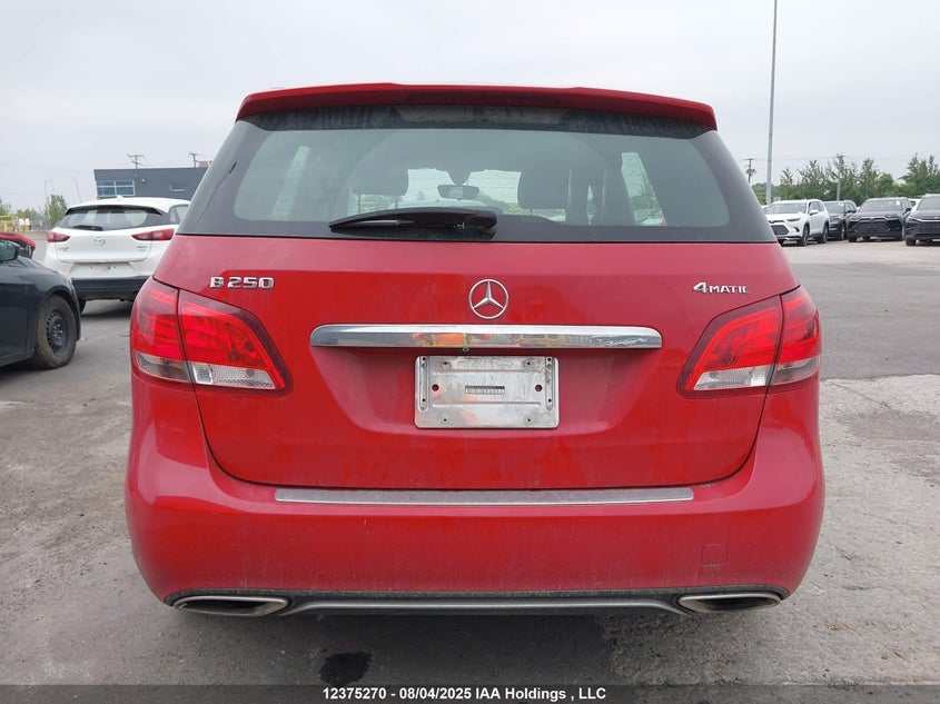 2015 Mercedes-Benz B 250 Sports Tourer VIN: WDDMH4GB7FJ316934 Lot: 12375270
