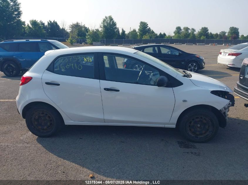 2013 Mazda Mazda2 VIN: JM1DE1KY0D0166410 Lot: 12375344