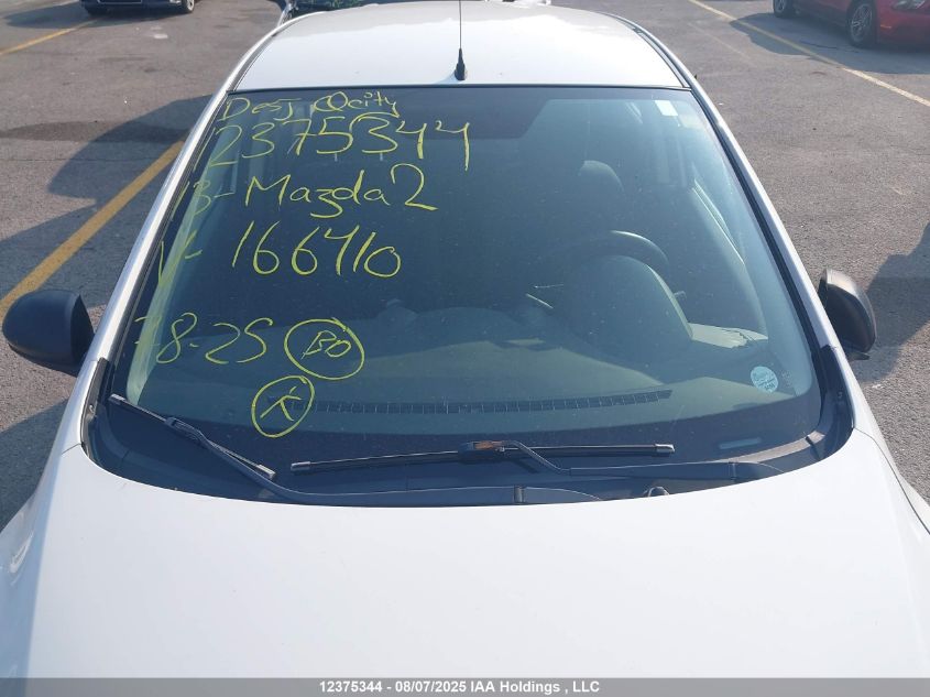 2013 Mazda Mazda2 VIN: JM1DE1KY0D0166410 Lot: 12375344