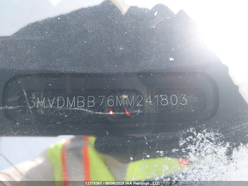 2021 Mazda Cx-30 VIN: 3MVDMBB76MM241803 Lot: 12375361