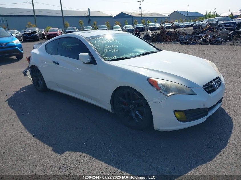 2012 Hyundai Genesis 2.0T Premium VIN: KMHHT6KDXCU074175 Lot: 12364244X