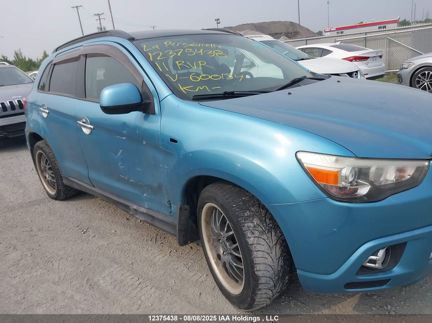 2011 Mitsubishi Rvr Gt VIN: JA4AJ4AU2BZ600134 Lot: 12375438