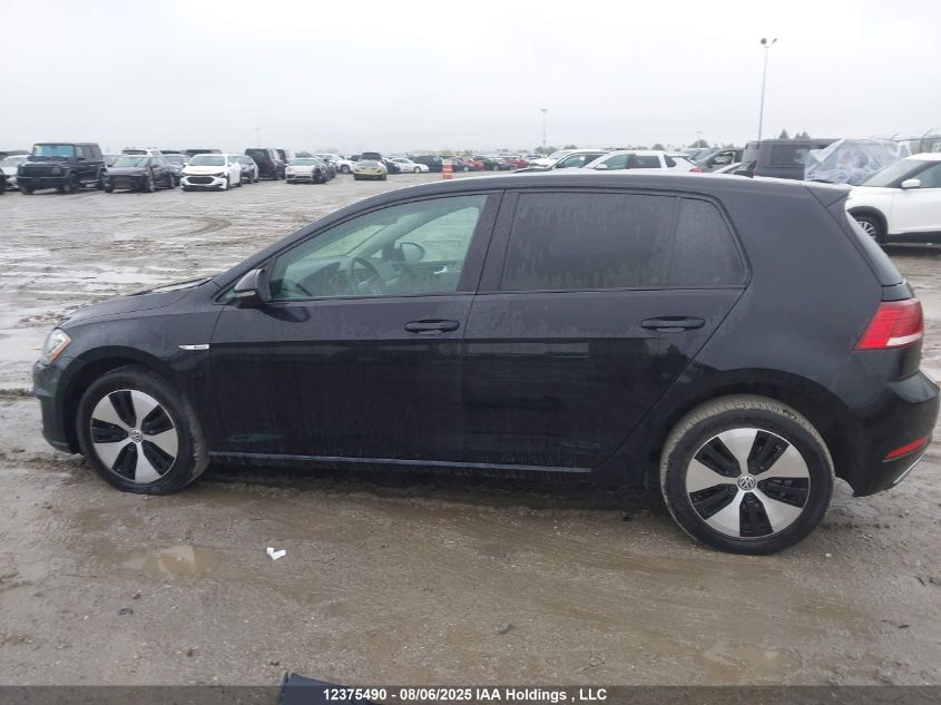 2018 Volkswagen E-Golf Comfortline VIN: WVWPR7AU1JW910947 Lot: 12375490