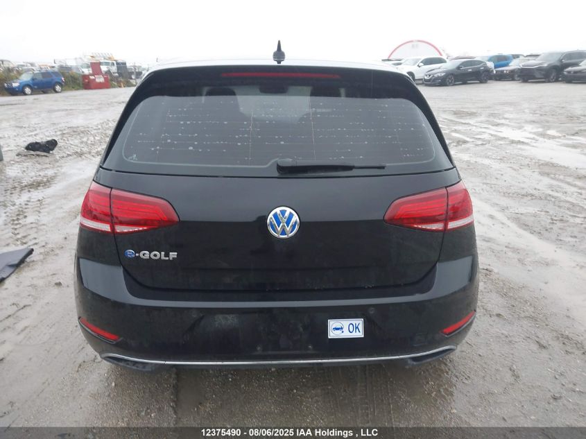 2018 Volkswagen E-Golf Comfortline VIN: WVWPR7AU1JW910947 Lot: 12375490