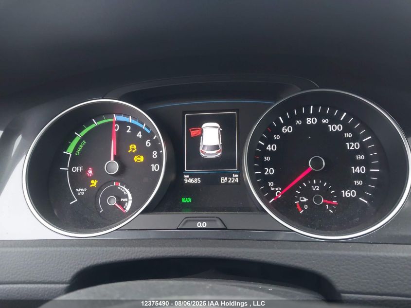 2018 Volkswagen E-Golf Comfortline VIN: WVWPR7AU1JW910947 Lot: 12375490