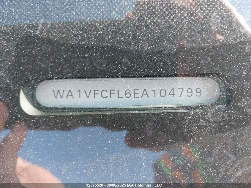 2014 Audi A4 VIN: WA1VFCFL6EA104799 Lot: 12375520