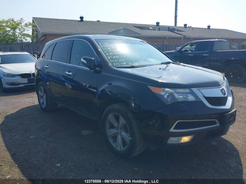 2011 Acura Mdx VIN: 2HNYD2H23BH002519 Lot: 12375558