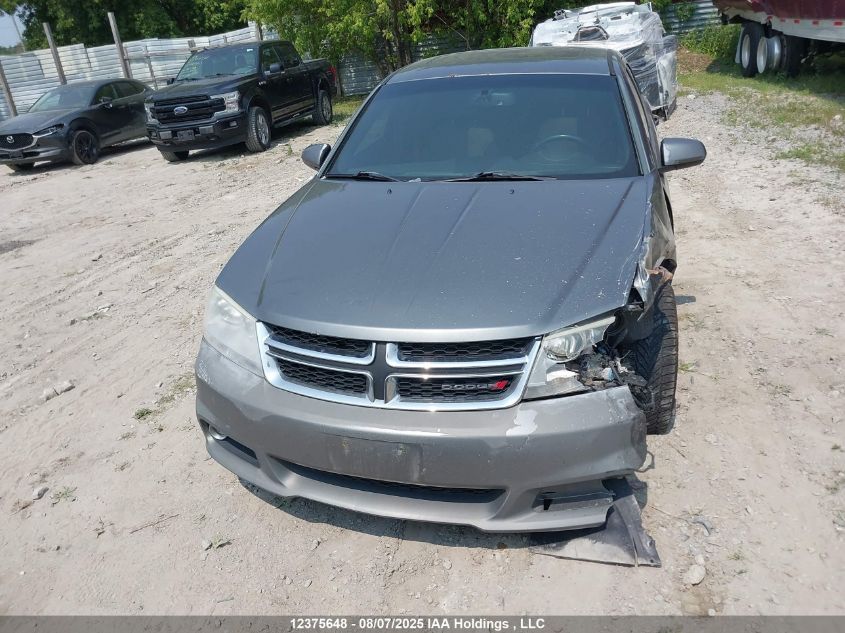 2013 Dodge Avenger Sxt VIN: 1C3CDZCB3DN758866 Lot: 12375648