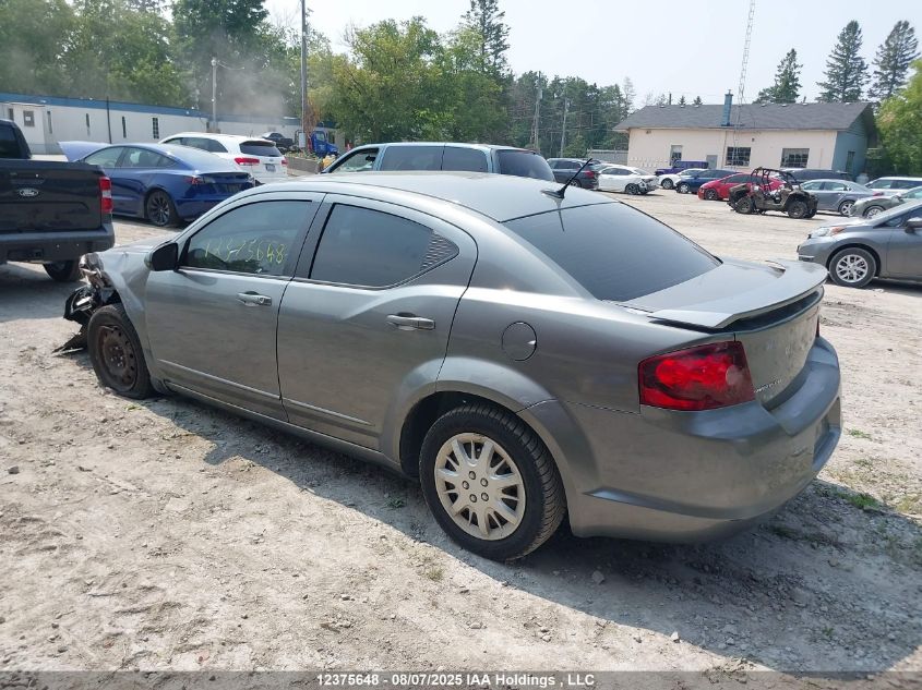 2013 Dodge Avenger Sxt VIN: 1C3CDZCB3DN758866 Lot: 12375648