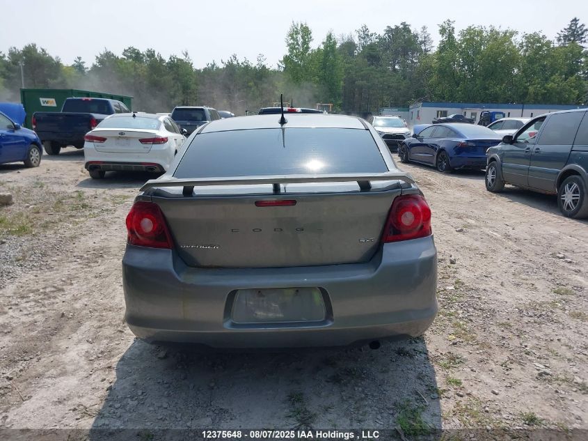 2013 Dodge Avenger Sxt VIN: 1C3CDZCB3DN758866 Lot: 12375648