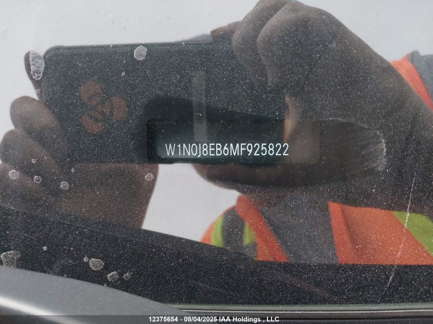 2021 Mercedes-Benz Glc Coupe 300 4Matic VIN: W1N0J8EB6MF925822 Lot: 12375654