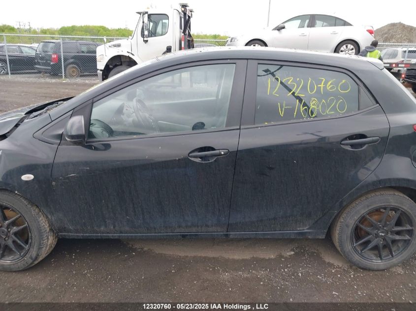 2013 Mazda Mazda2 Gx VIN: JM1DE1KY8D0168020 Lot: 12320760X