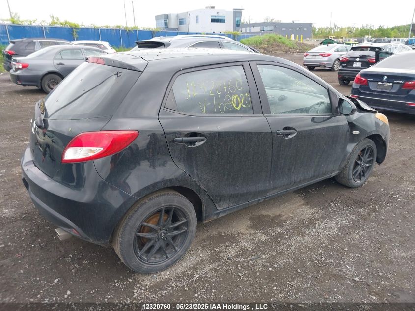 2013 Mazda Mazda2 Gx VIN: JM1DE1KY8D0168020 Lot: 12320760X