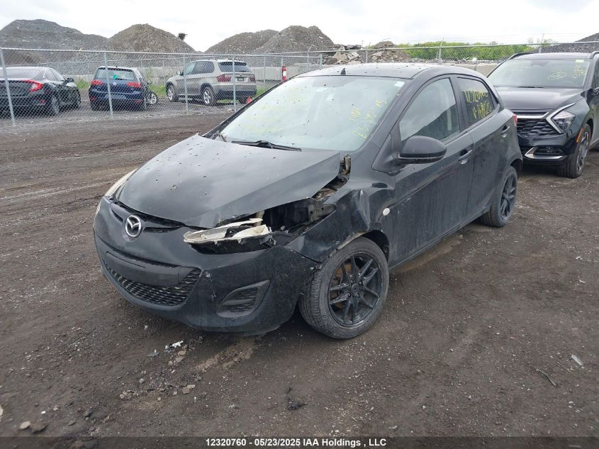 2013 Mazda Mazda2 Gx VIN: JM1DE1KY8D0168020 Lot: 12320760X