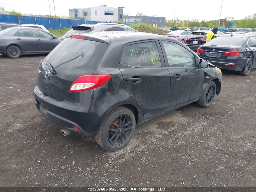 2013 Mazda Mazda2 Gx VIN: JM1DE1KY8D0168020 Lot: 12320760X