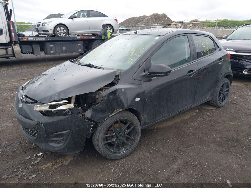 2013 Mazda Mazda2 Gx VIN: JM1DE1KY8D0168020 Lot: 12320760X