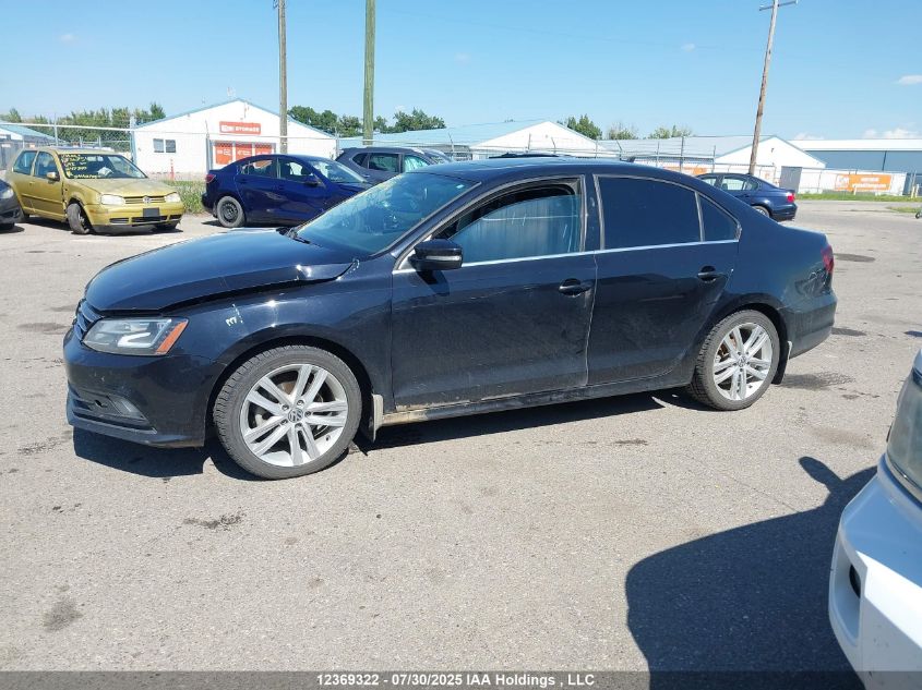 2016 Volkswagen Jetta 1.8 Tsi Comfortline/1.8 Tsi Highline VIN: 3VWL07AJ4GM289580 Lot: 12369322X