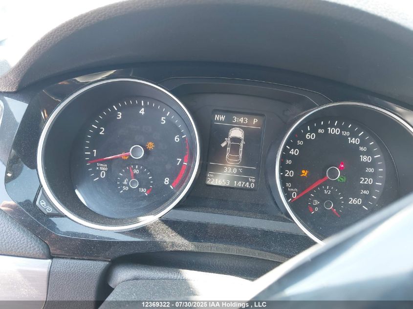 2016 Volkswagen Jetta 1.8 Tsi Comfortline/1.8 Tsi Highline VIN: 3VWL07AJ4GM289580 Lot: 12369322X