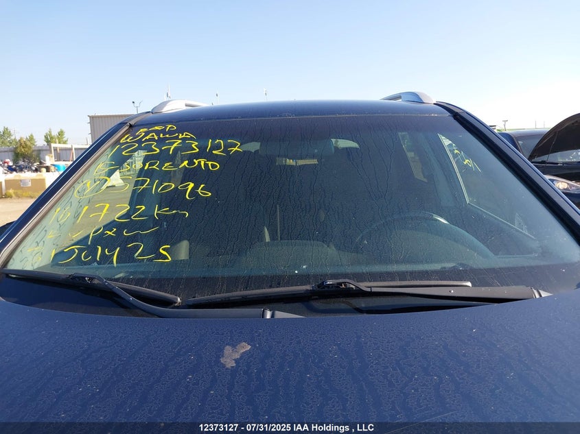 2015 Kia Sorento Lx V6 VIN: 5XYKTDA71FG571096 Lot: 12373127X