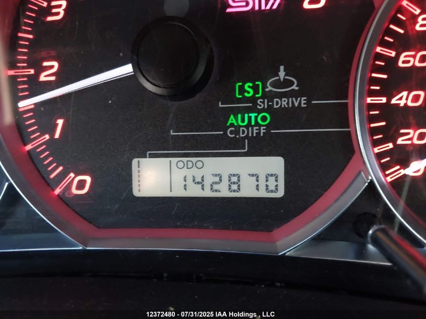 2012 Subaru Wrx Sti Sti VIN: JF1GV8G66CL014275 Lot: 12372480X