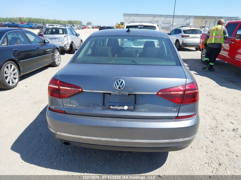 2017 Volkswagen Passat 1.8 Tsi Trendline+ VIN: 1VWAT7A39HC041408 Lot: 12373570X