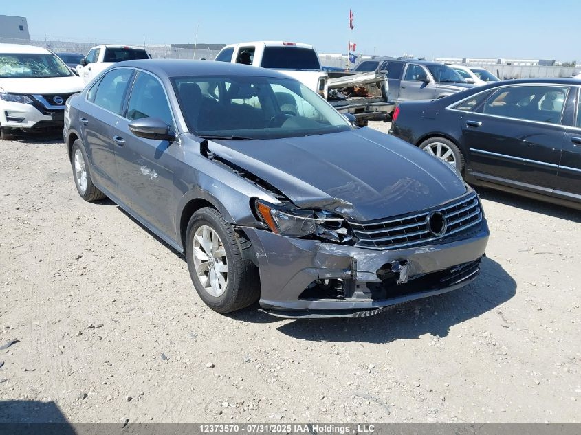 2017 Volkswagen Passat 1.8 Tsi Trendline+ VIN: 1VWAT7A39HC041408 Lot: 12373570X