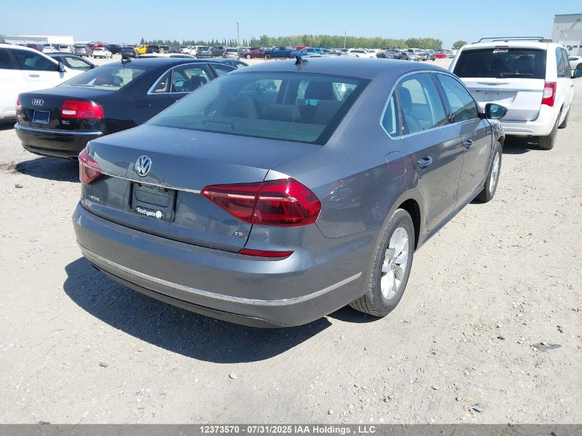 2017 Volkswagen Passat 1.8 Tsi Trendline+ VIN: 1VWAT7A39HC041408 Lot: 12373570X