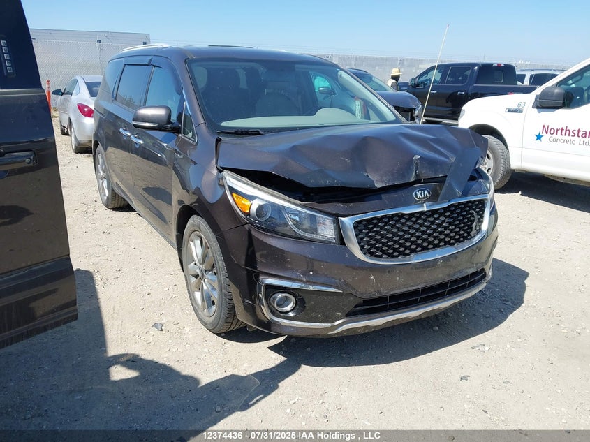 KNDME5C10F6042646 2015 Kia Sedona Sxl auction photo 1
