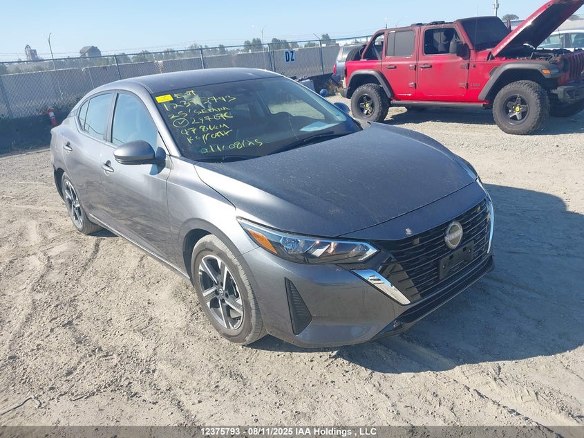 3N1AB8CV2SY297076 2025 Nissan Sentra Sv auction photo 1