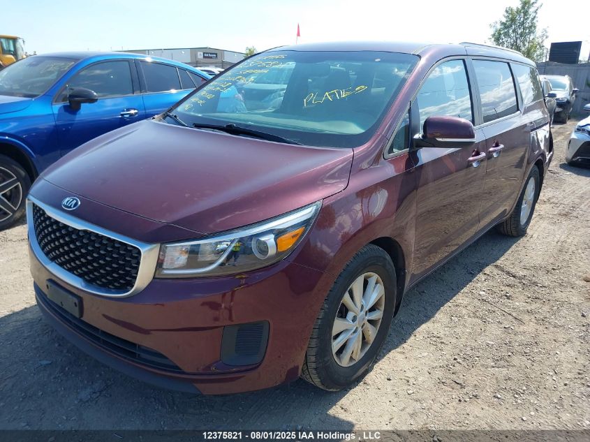 2016 Kia Sedona Lx VIN: KNDMB5C16G6208369 Lot: 12375821