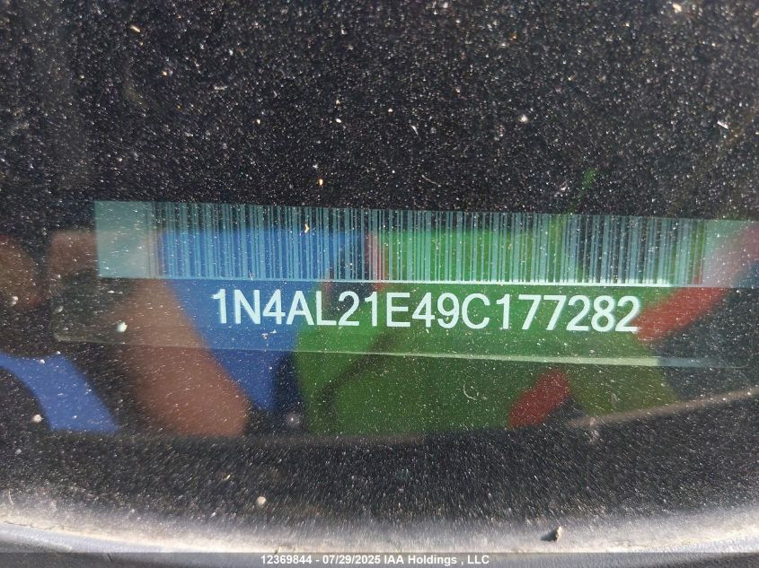 2009 Nissan Altima 2.5 S VIN: 1N4AL21E49C177282 Lot: 12369844X