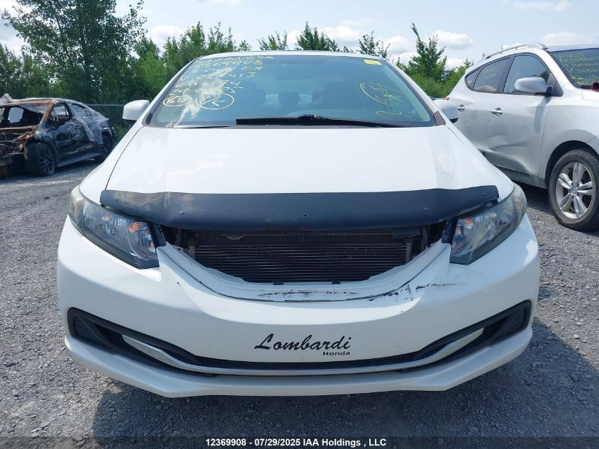 2013 Honda Civic Ex 4Dr VIN: 2HGFB2F57DH027413 Lot: 12369908X