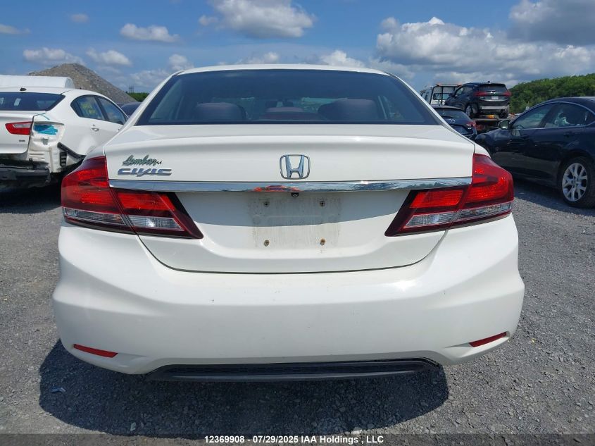 2013 Honda Civic Ex 4Dr VIN: 2HGFB2F57DH027413 Lot: 12369908X