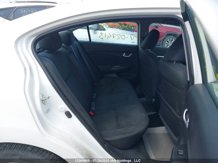 2013 Honda Civic Ex 4Dr VIN: 2HGFB2F57DH027413 Lot: 12369908X