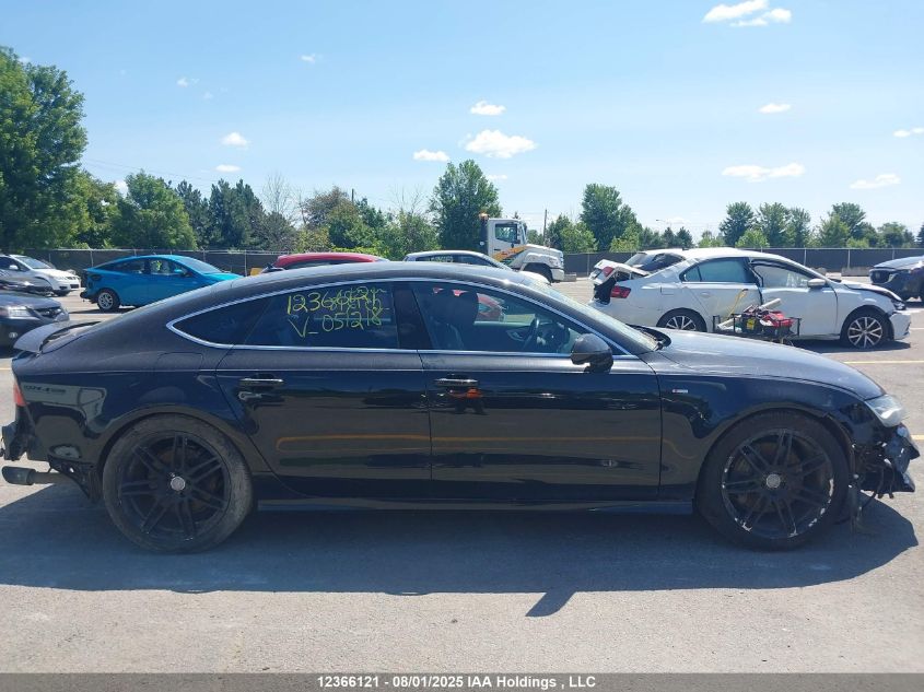 2012 Audi A7 Premium VIN: WAU3GCFC5CN051218 Lot: 12366121X