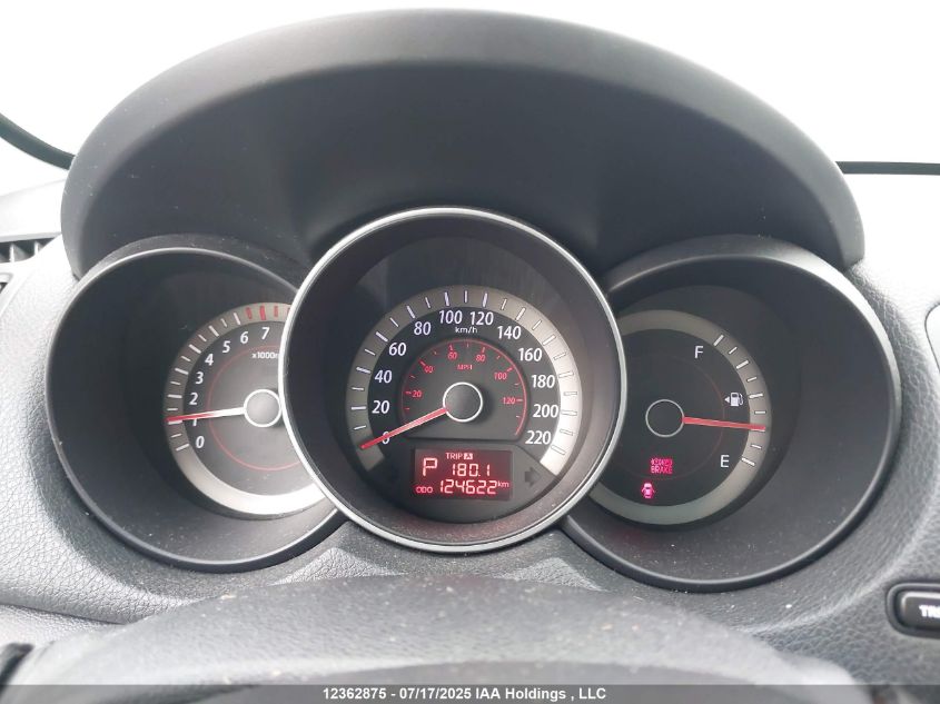 2010 Kia Forte 2.0L Ex VIN: KNAFU4A21A5225051 Lot: 12362875X