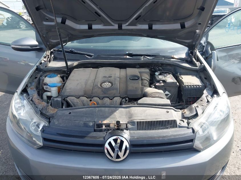 2012 Volkswagen Golf 2.5L Comfortline/2.5L Highline/2.5L Sportline/2.5L Trendline VIN: WVWDA7AJ9CW266732 Lot: 12367605X