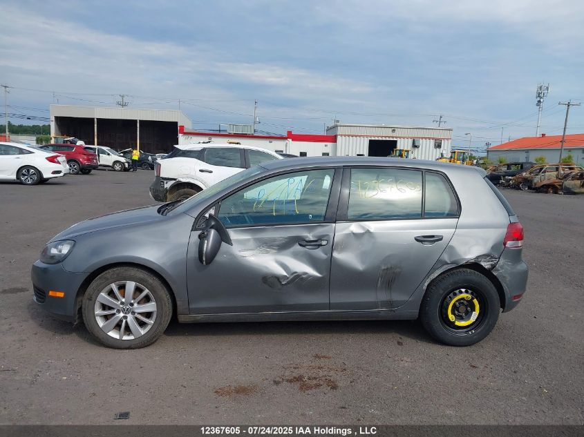 2012 Volkswagen Golf 2.5L Comfortline/2.5L Highline/2.5L Sportline/2.5L Trendline VIN: WVWDA7AJ9CW266732 Lot: 12367605X