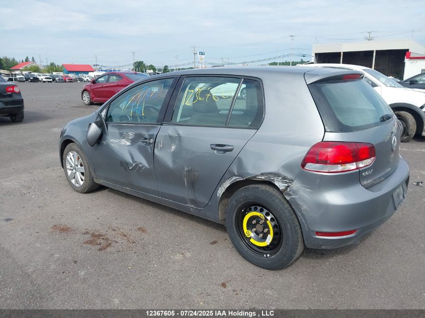 2012 Volkswagen Golf 2.5L Comfortline/2.5L Highline/2.5L Sportline/2.5L Trendline VIN: WVWDA7AJ9CW266732 Lot: 12367605X