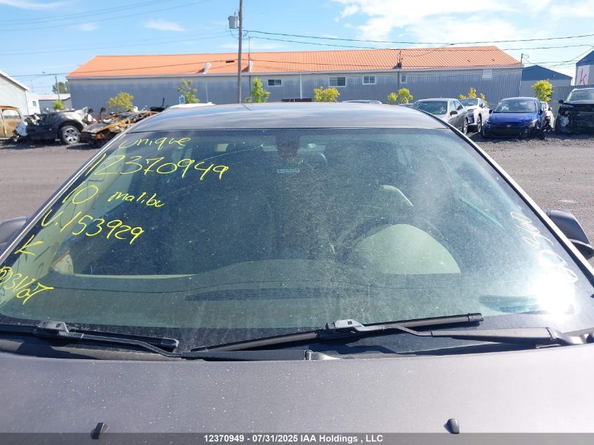 2010 Chevrolet Malibu Lt Platinum Edition VIN: 1G1ZD5E0XAF153929 Lot: 12370949X