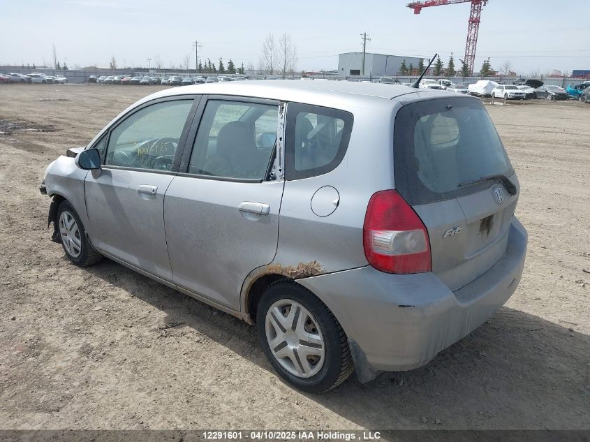 2008 Honda Fit Dx/Lx VIN: JHMGD38428S803550 Lot: 12291601X