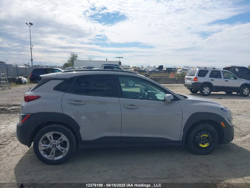 2022 Hyundai Kona Sel VIN: KM8K62AB0NU783397 Lot: 12376199