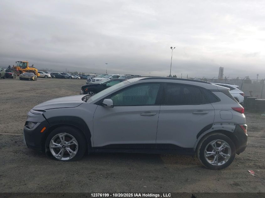 2022 Hyundai Kona Sel VIN: KM8K62AB0NU783397 Lot: 12376199