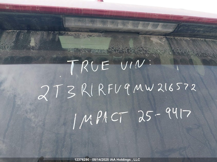 2T3R1RFV9MW216572 2021 TOYOTA RAV 4 photo no. 9