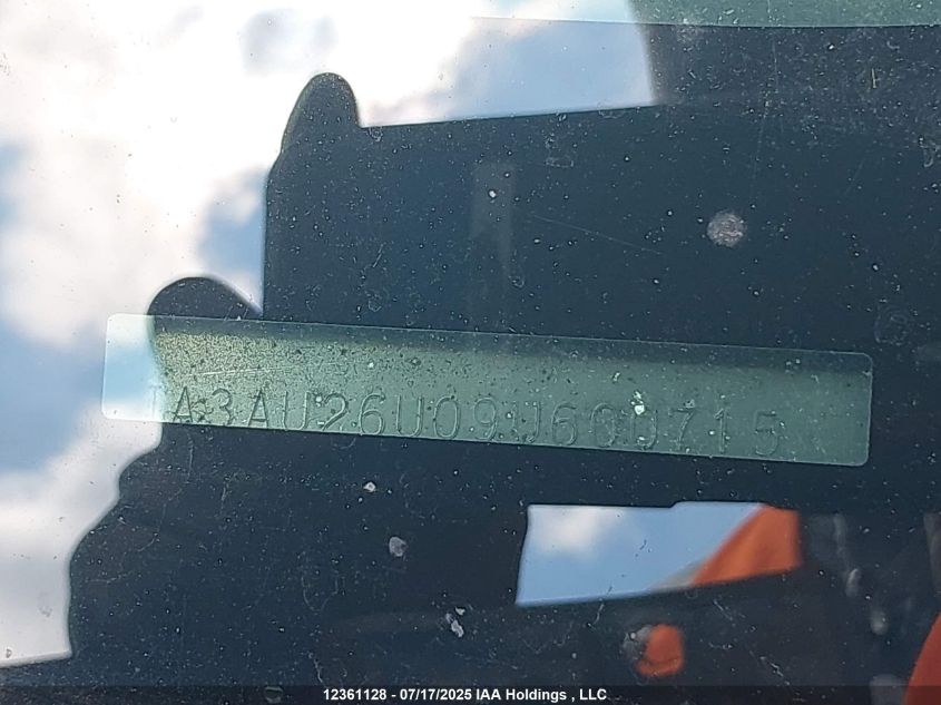 2009 Mitsubishi Lancer Se VIN: JA3AU26U09U600715 Lot: 12361128X