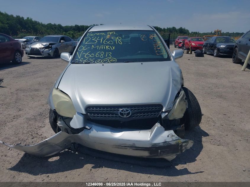 2006 Toyota Matrix Xr/Xrs VIN: 2T1KR32E26C606813 Lot: 12346098X