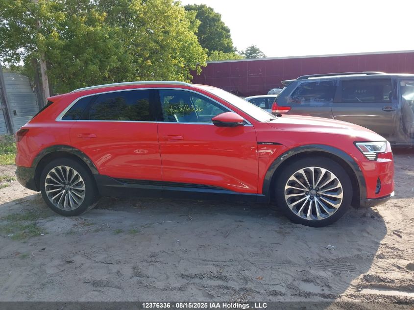 2019 Audi E-Tron Progressiv VIN: WA1AAAGE8KB022984 Lot: 12376336